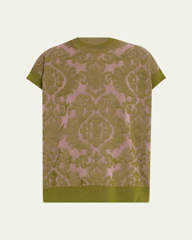 Tilia Bicolor Jacquard Sweater